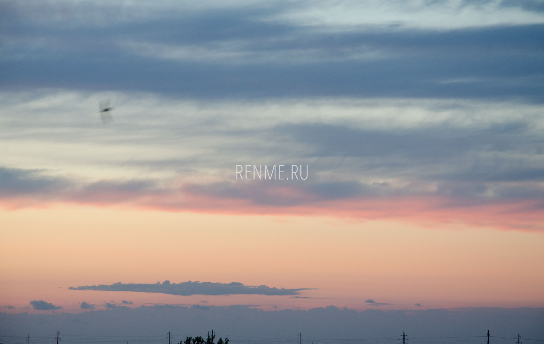 Красивый закат в Крыму. Фото Заозёрного