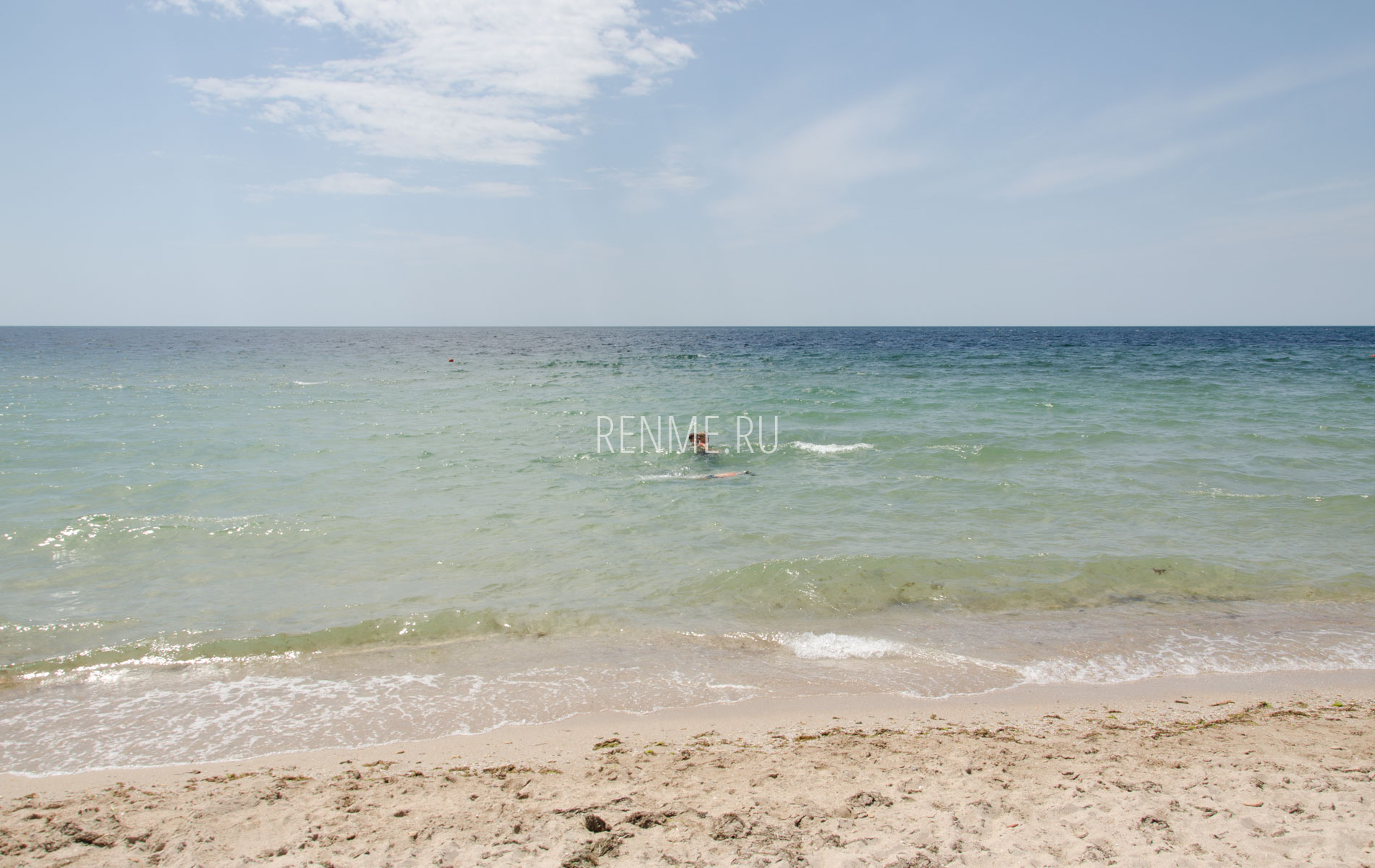 Песчаный пляж на Песчанке летом 2019. Фото Заозёрного