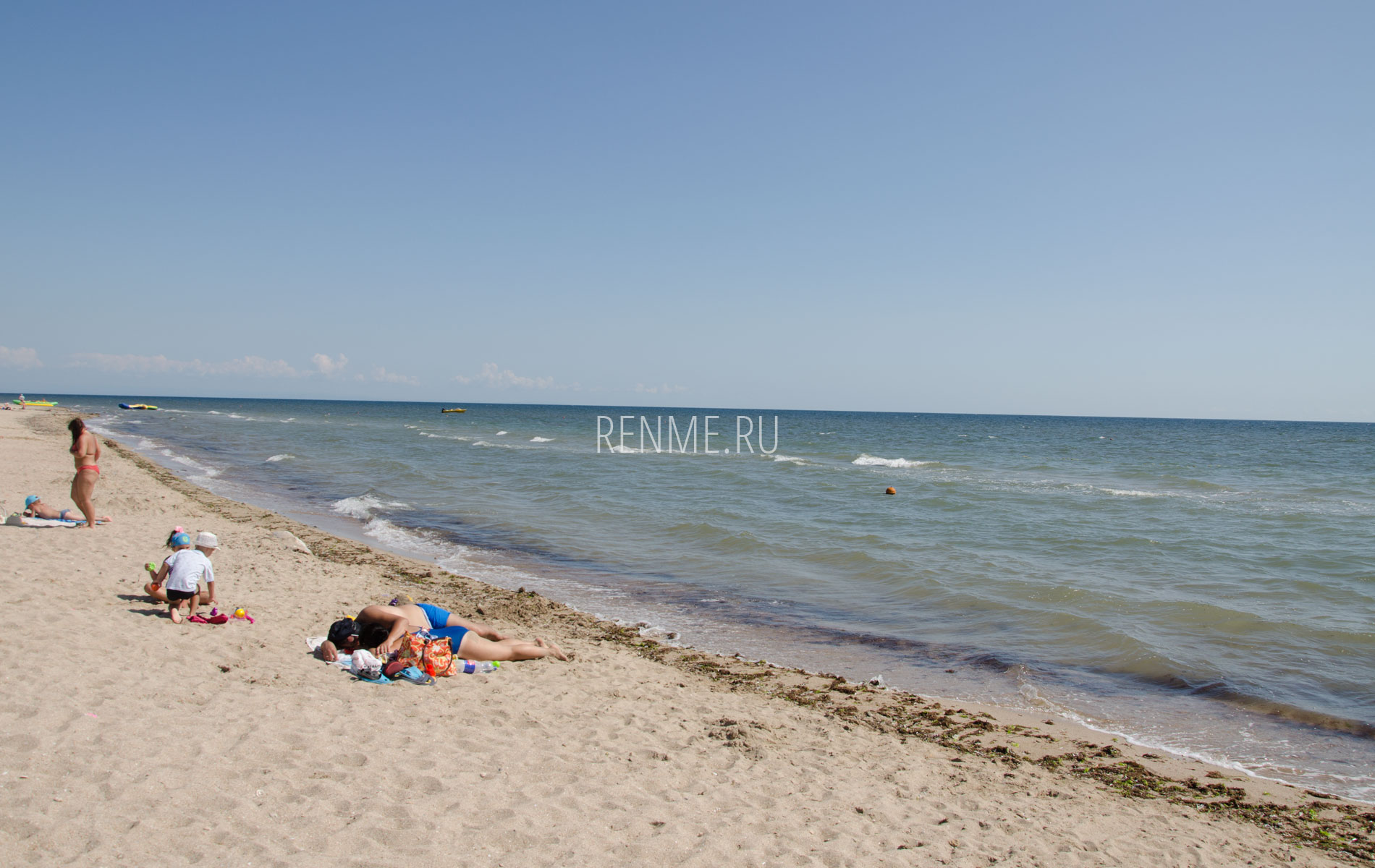 Море и пляж Заозерного 2019. Фото Заозёрного