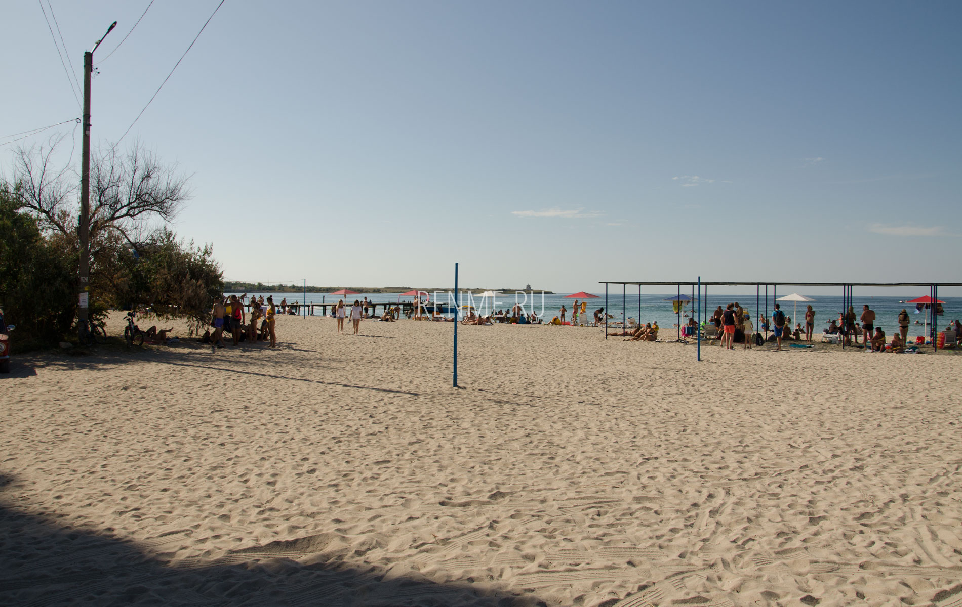 Песчаный пляж на Тарханкуте. Фото Черноморского
